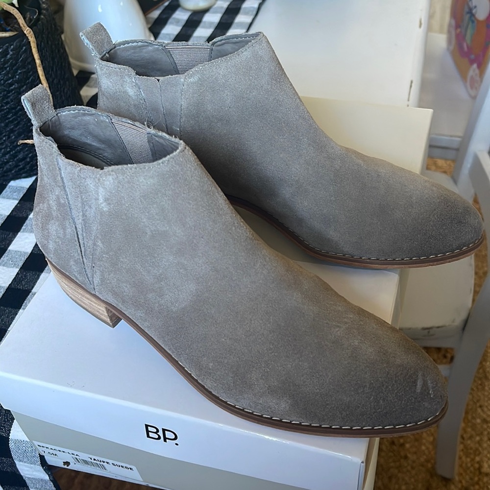 Suede Booties